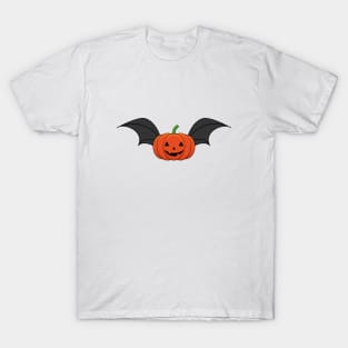 Halloween Pumpkin Bat T-Shirt